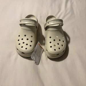 CROCS Cream Sandals Slip-On Comfort